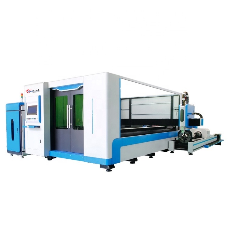 HUAXIA Brand Easy To Operate Metal Steel CNC Fiber Laser Cutting Machine With Raycus IPG For Metal Cutting