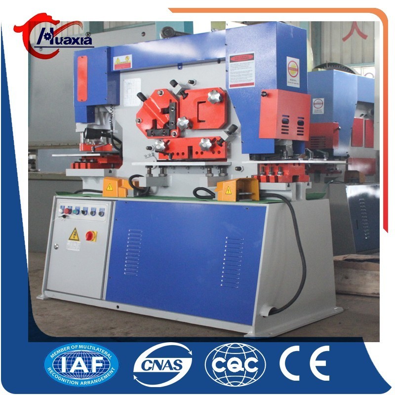 HUAXIA factory direct sale Q35Y-20 series metal 90T hydraulic ironworker/high-quality ironworker machine