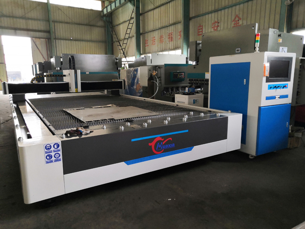 HUAXIA Brand Easy To Operate Metal Steel CNC Fiber Laser Cutting Machine With Raycus IPG For Metal Cutting