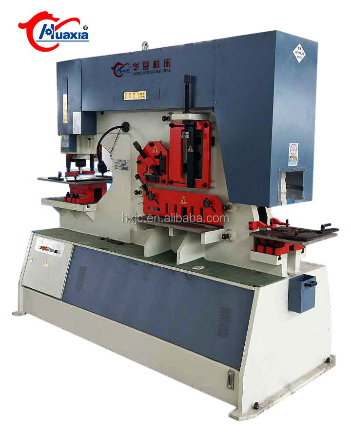 HUAXIA factory direct sale Q35Y-20 series metal 90T hydraulic ironworker/high-quality ironworker machine