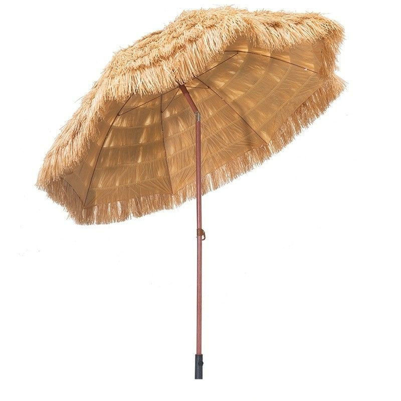 hot sale straw thatch umbrella made of artificial synthetic thatch and thatch roof for bar