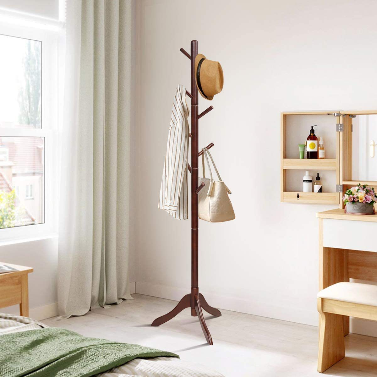 High Quality Metal Tree clothes Standing Rack for Clothing Store and Living Room