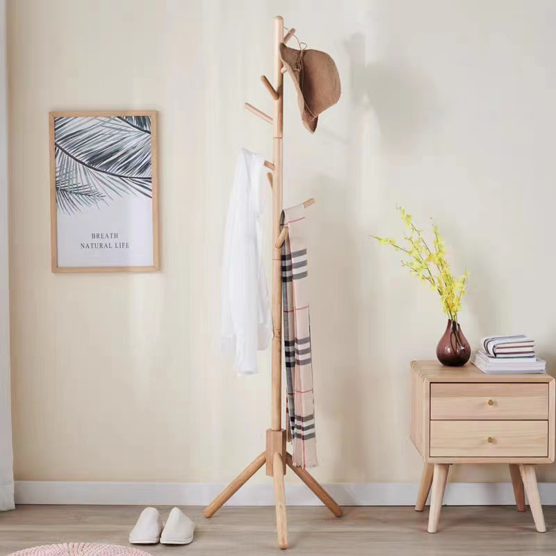 Modern Design Bamboo Tree Hanging clothes Standing Rack for Clothing Shop