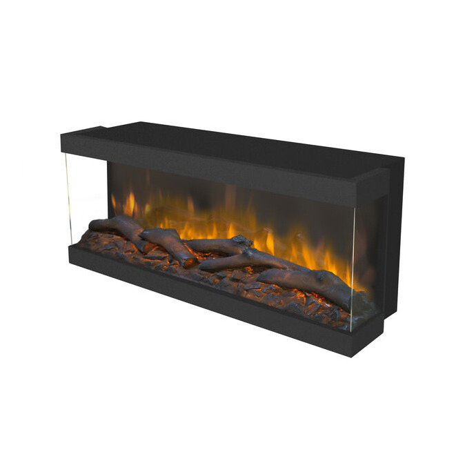 high quality 304 stainless steel customized water vapor electric 3 sided fireplace