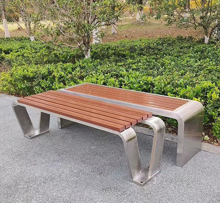 Metal outdoor benches and seating Park benches replaced with slats