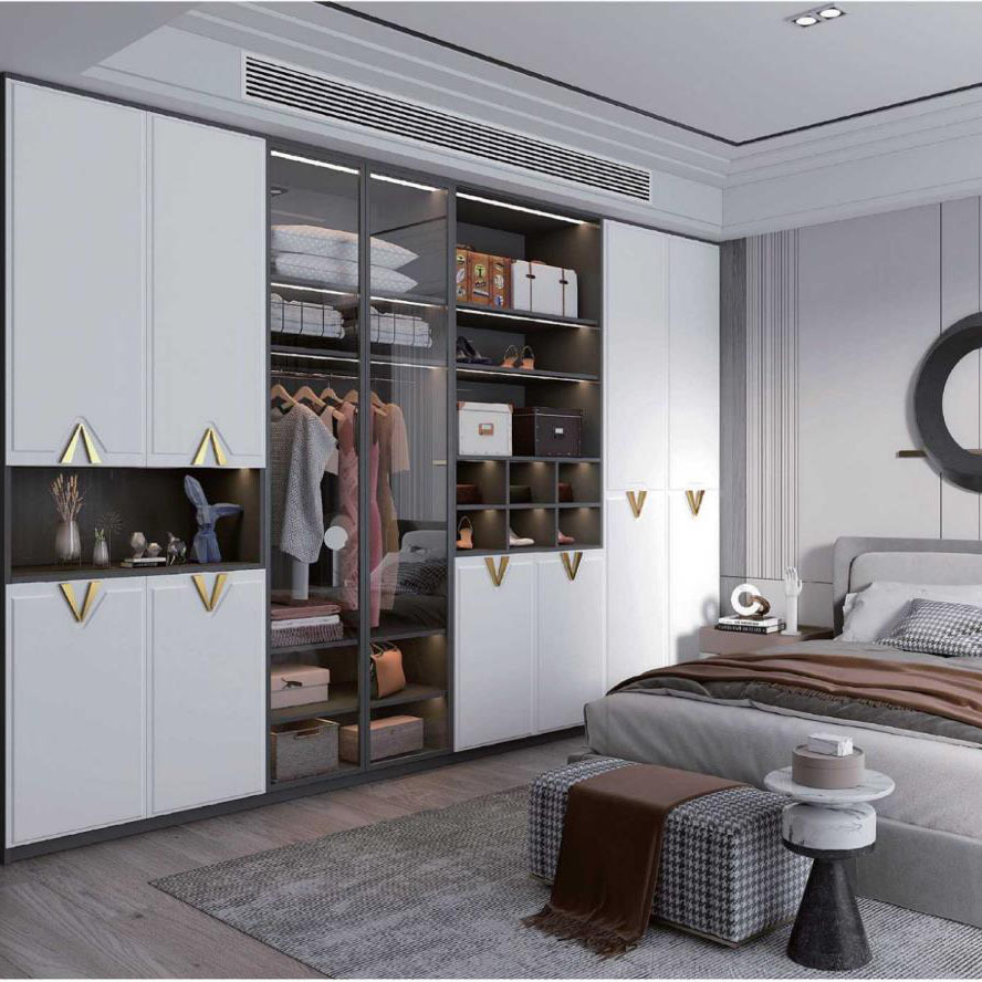 Modern Design Wardrobes Mirror Wardrobe Cabinet Bedroom For  Hotel And House Customized