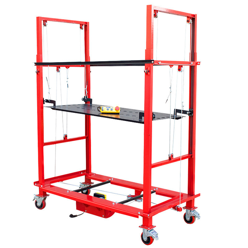 Can be raised 8 meters load 500KG aluminum alloy multi-model foldable electric scaffold elevator