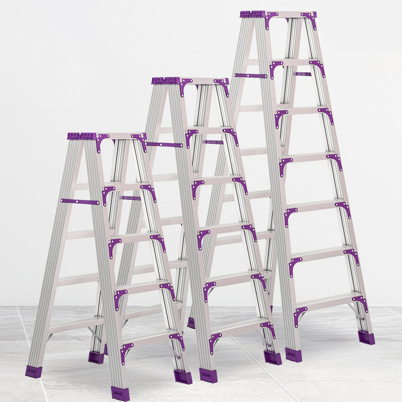 Hot double a frame ladders structure fiberglass telescopic articulated ladder