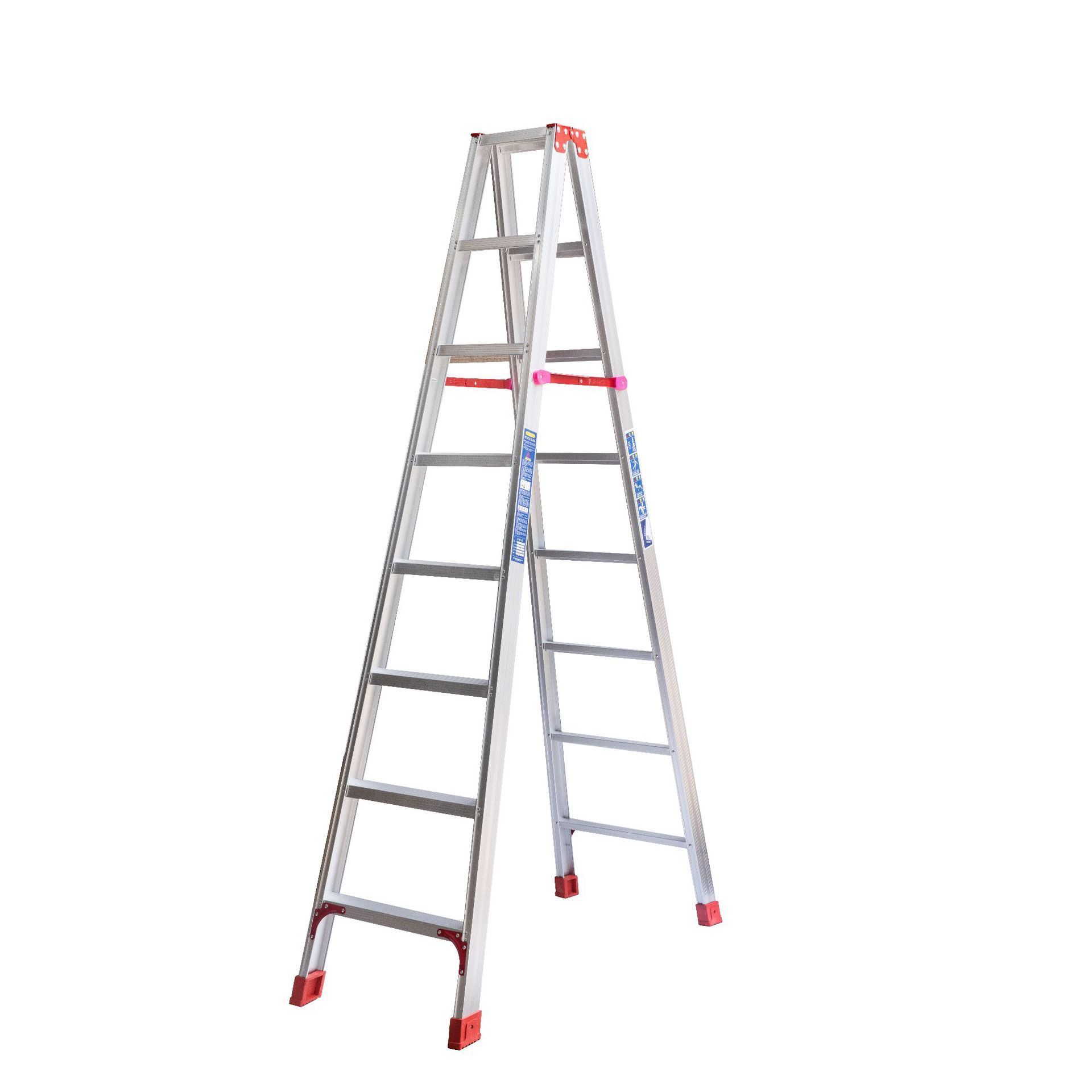 Hot double a frame ladders structure fiberglass telescopic articulated ladder