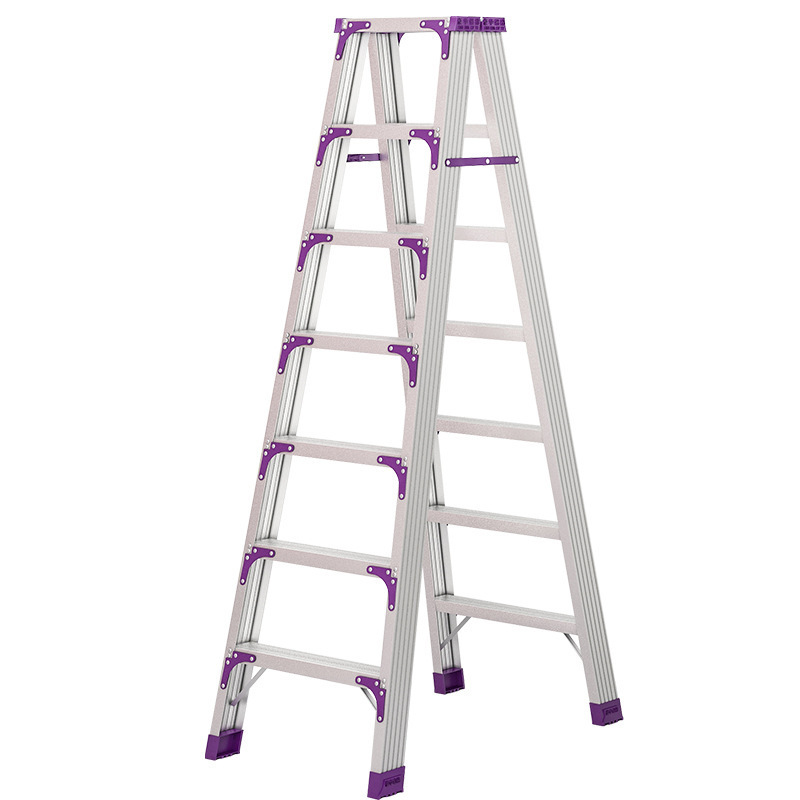 Hot double a frame ladders structure fiberglass telescopic articulated ladder