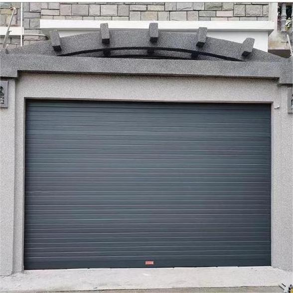 High-end smart sliding 12x7 garage door with opener