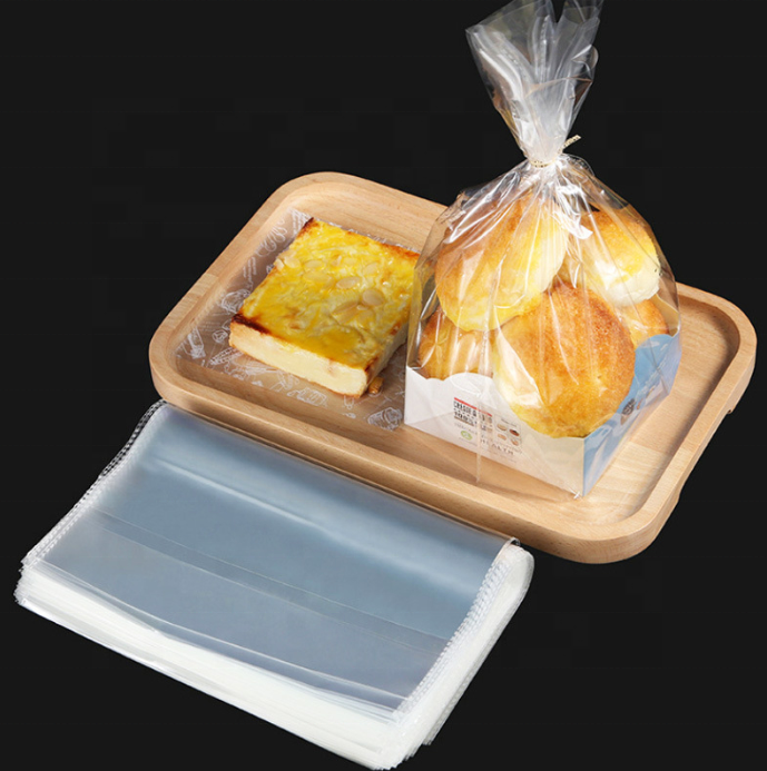 Multi-specification accessories transparent flat pouch hole edge plastic packaging 50 micron clear opp fruit and vegetable bag