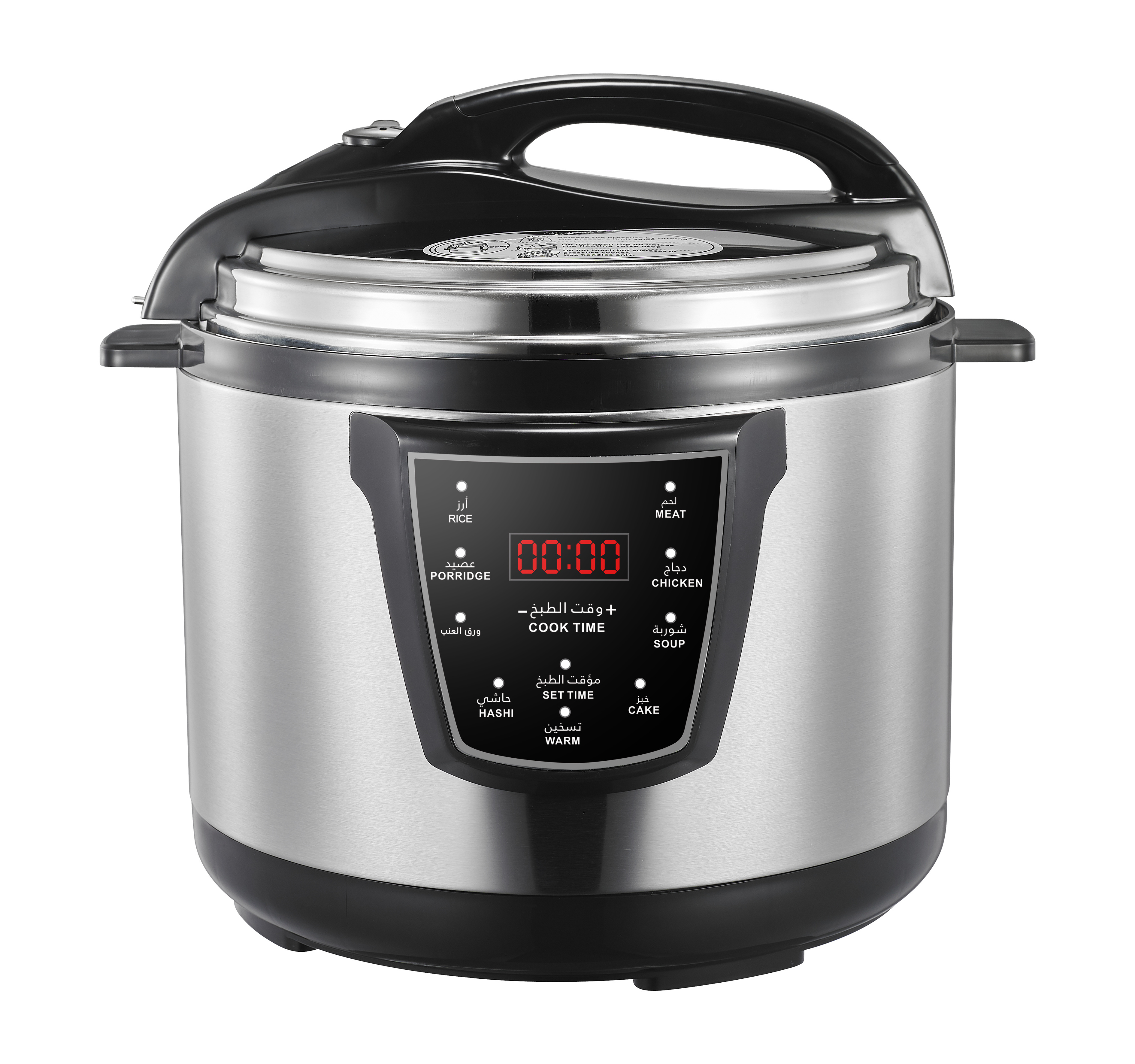 12L GCC Multi  Electric Pressure Cooker 6 Quart Programmable Rice Cooker 11-in-1Stainless Steel Pot