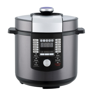 Electric Pressure Cooker 6 Quart With Stainless Steel Pot and Encode Control Panel