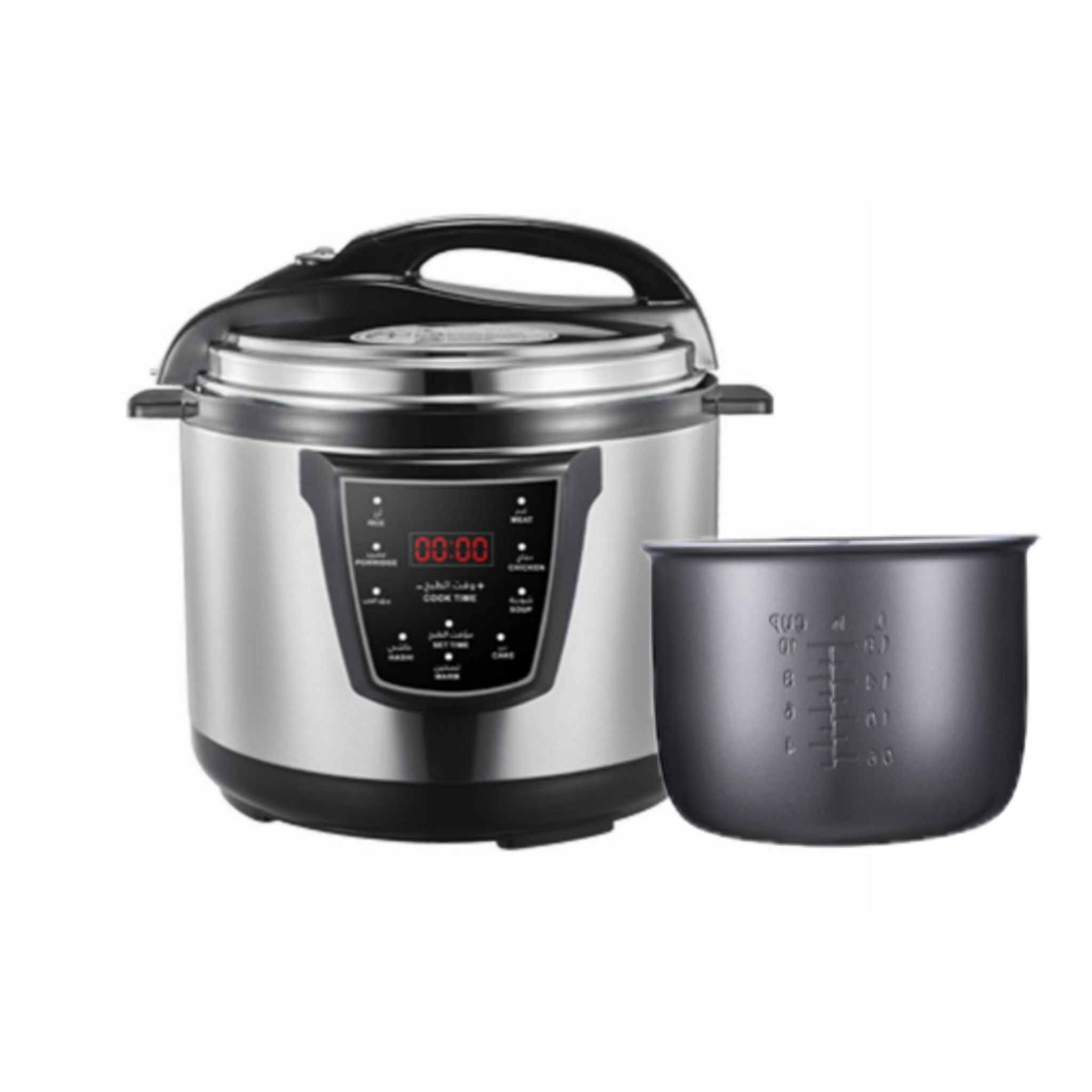 12L  Multi  Electric Pressure Cooker 6 Quart Programmable Rice Cooker 11-in-1Stainless Steel Pot