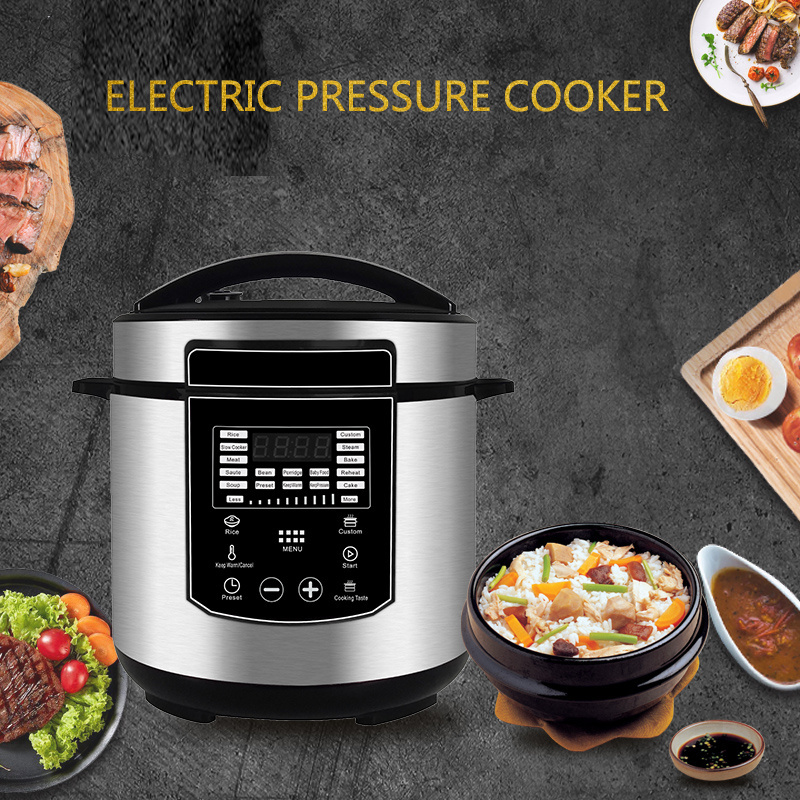 New Product All In 1 Electric Pressure Cooker Stainless Steel Pot For Kitchen