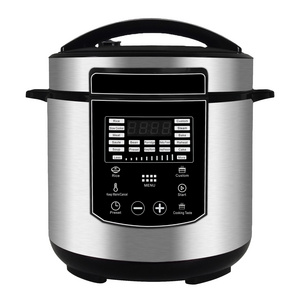 Programmable Electric Pressure Cooker Non-stick Coated Inner Pot 6Qt  Programmable Multi Pressure Cooker