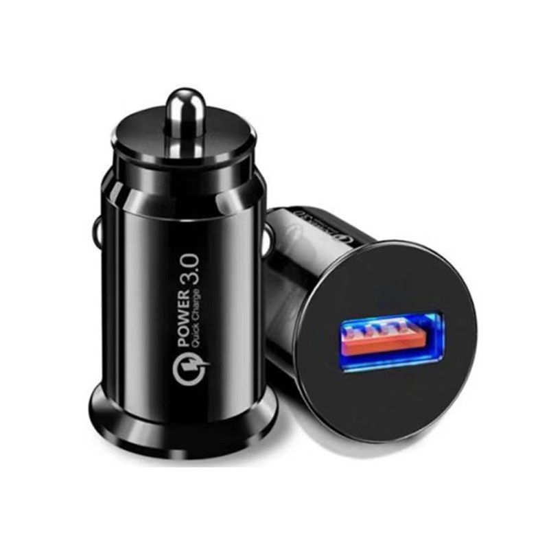 New Arrival MOQ 10PCS 15w QC3.0 Single Port Quickly Charging USB C Mini Car Phone Charger