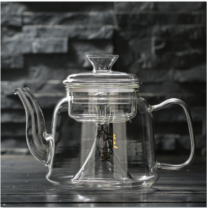 1100ml high borosilicate glass tea pot with clear strainer