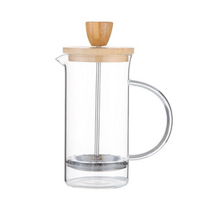 Wholesale high borosilicate pyres glass coffee french press coffee maker