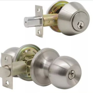 Combo Lock stainless steel door lock,  USA Apartment Traditional Entrance Passage Keyed alike Entry Door Knob Lock