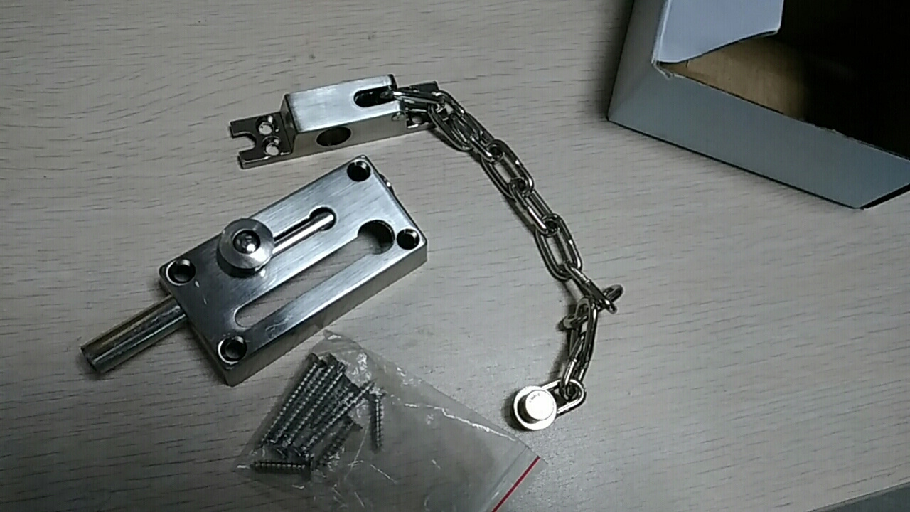 Security Chain bolt,  Hyland OEM  F005 Zinc Alloy door bolt locks