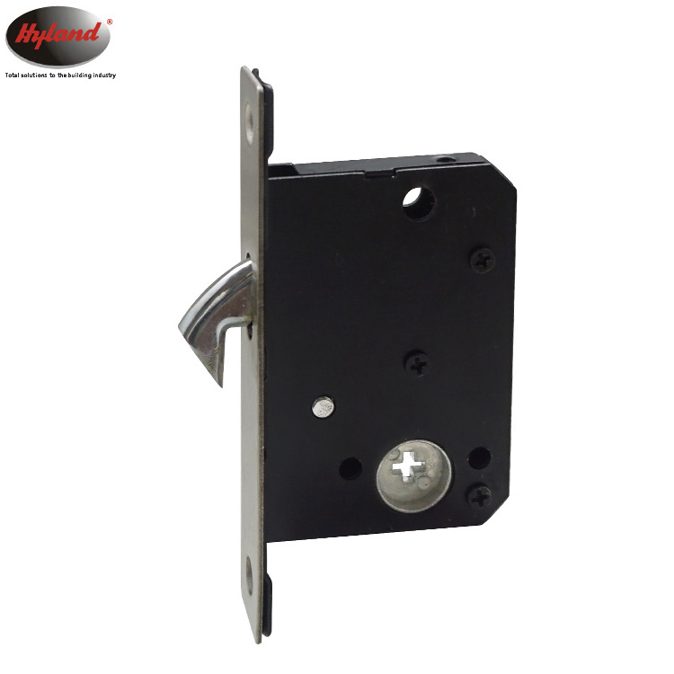 Cabinet sliding door lock, zinc alloy material concealed handle  Hyland OEM 881 SS with 2pcs keys, hook lock