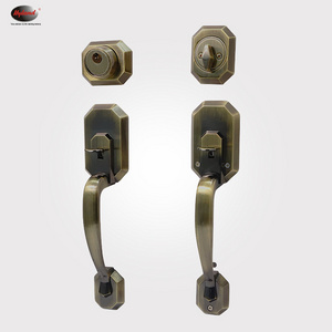 Gate grip handle lock tubular main door lock Hyland OEM 70721 AB ET  , Heavy duty Zinc alloy door leverset latch lock