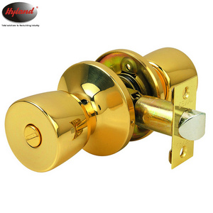 HYLAND OEM 592PBBK Polished Brass Tubular Door Lock cerraduras para puertas adjustable latch