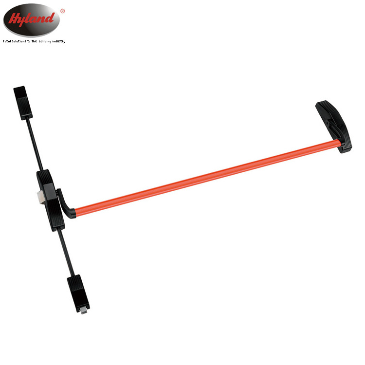 Panic Push Bar 3 points locking , Hyland OEM 330 Fire Door Plastic and iron tube Panic exit device for emergency door