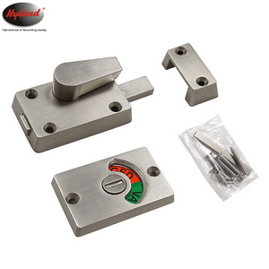 Zinc alloy toilet door lock with red and green sign Hyland OEM 400 hot sale Bathroom & toilet Indicator lock,