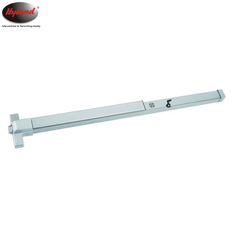 HYLAND OEM Customized length push bar exit device door security bar with smart alarm function fire door locks