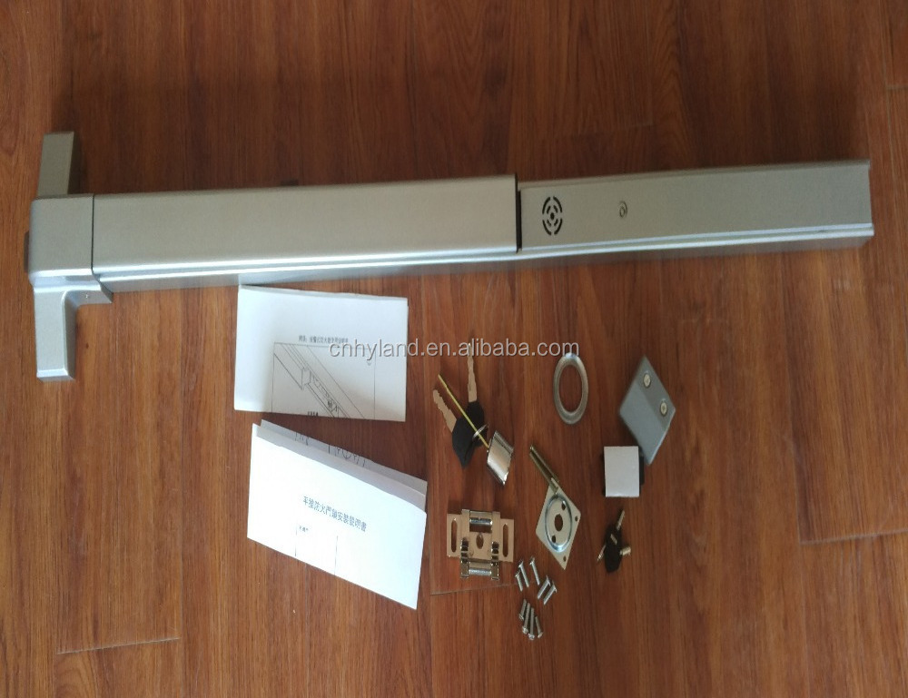 Double latch exterior Fire Door Panic Exit Device, Hyland OEM 303-H  panic push bar for exit door, fire door door lock