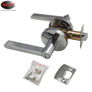 Hotel/privacy door handle lock, zinc alloy lever door lock. Hyland OEM LH853 CP BK , heavy duty tubular lever set