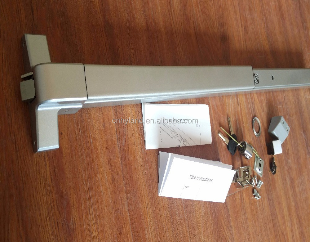 Double latch exterior Fire Door Panic Exit Device, Hyland OEM 303-H  panic push bar for exit door, fire door door lock