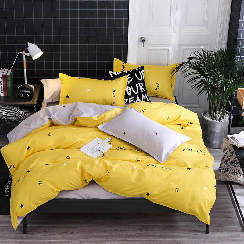 Wholesale Aloe cotton Brushed Microfiber Duvet Cover High Quality Luxury Bed Sheet Duvet Cover 4pieces Bedding Sets