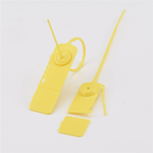 Hot selling shrinkable large plastic seal tag sack bag lock seal for package