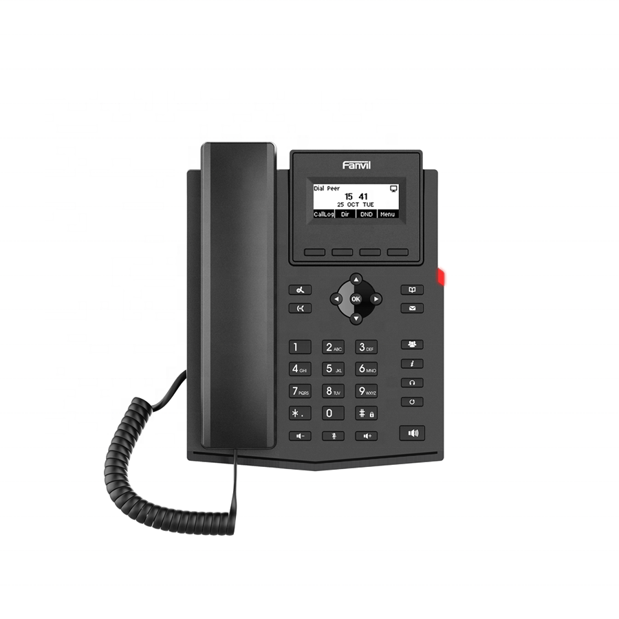 Fanvil X300 Series Business IP Phone X301 X301P  Entry Level IP Phone VS Yealink SIP-T19 T19P E2 T21 T21 T30 T30P