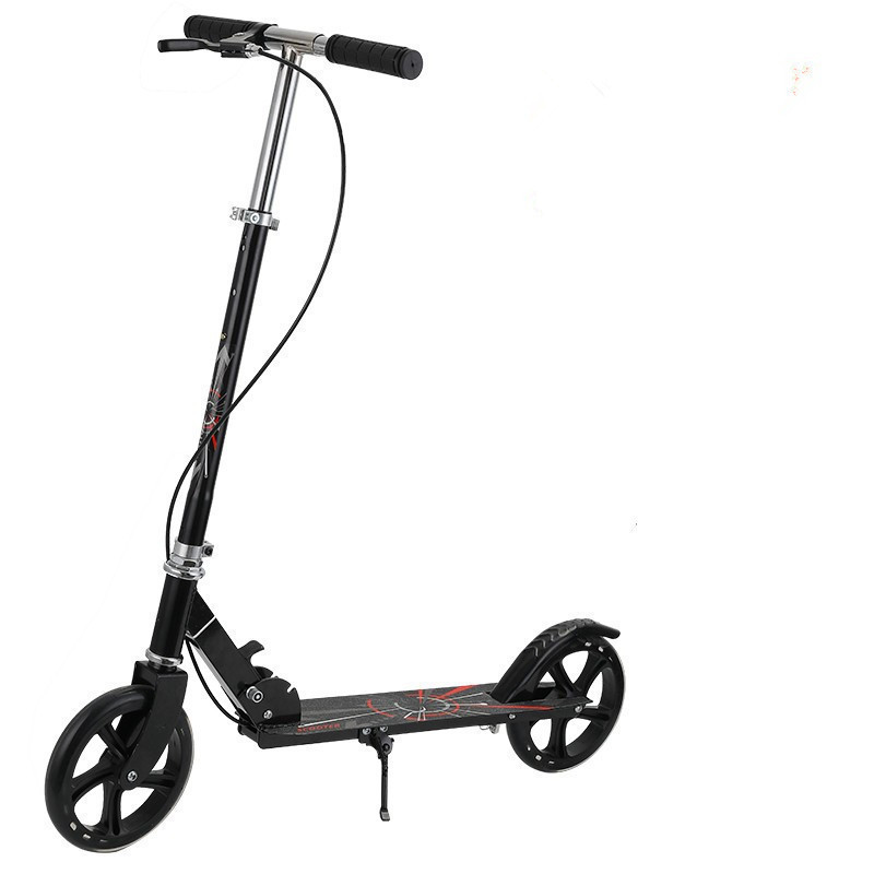 Adult scooter teenager big wheel two wheel two wheel foldable Urban adult hand brake scooter