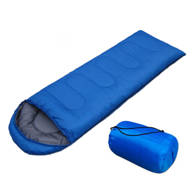 Envelope hooded sleeping bag spring, summer and autumn sleeping bag outdoor camping Adult sleeping bag