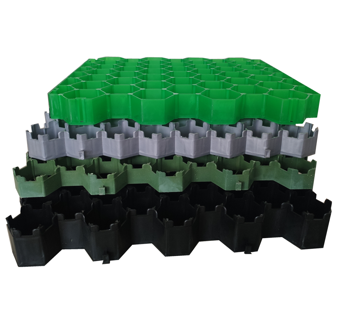 HDPE Grass Lawn Grid Plastic Car Driveway Lawn Paving Reinforcement Planting Grass Paver Grid for driveway pavers