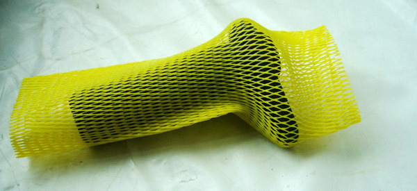 PE protective net sleeve plastic package nets for metal parts