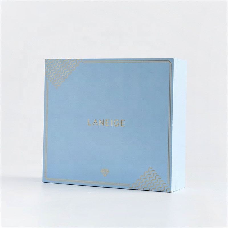 Custom Premium Blue Magnetic Closure Skin Care Clothes Packaging Paper Iphone Accessories Gift Box