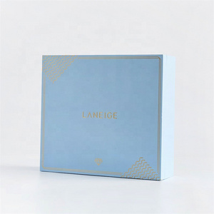 Custom Premium Blue Magnetic Closure Skin Care Clothes Packaging Paper Iphone Accessories Gift Box