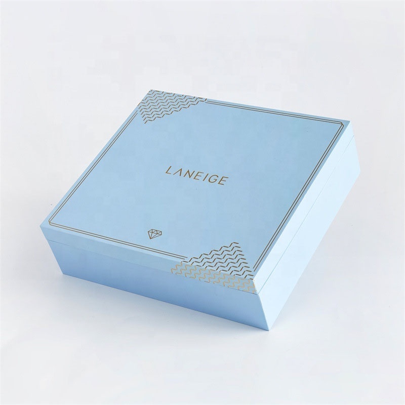 Custom Premium Blue Magnetic Closure Skin Care Clothes Packaging Paper Iphone Accessories Gift Box