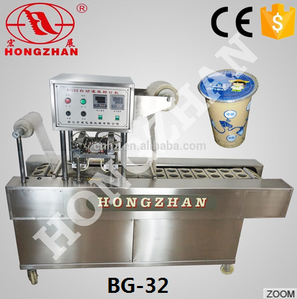 automatic liquid yogurt honey water cup filling sealing machine with capping and aluminum foil cup lid sealer