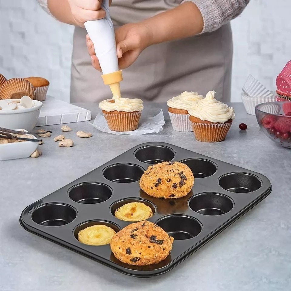 Kitchen Carbon Steel Nonstick 5 Piece Bakeware Cake Baking Tray Set for Home