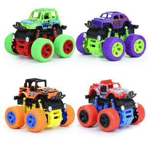 Children's Car toy fall resistant four-wheel Drive Inertia Stunt Off-road Vehicle Model Big Hot Wheel Inertial Stunt car toy