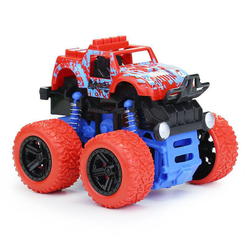 Children's Car toy fall resistant four-wheel Drive Inertia Stunt Off-road Vehicle Model Big Hot Wheel Inertial Stunt car toy