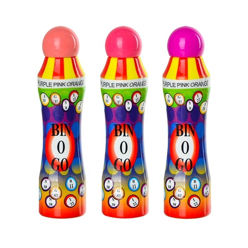 Hot sale refillable bingo dauber, Art Paint Squeeze Dabber Marker Mops Empty Soft Plastic Graffiti Bingo marker